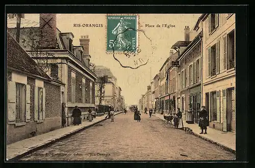 AK Ris-Orangis, Place de l`Eglise