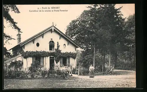 AK Forêt de Sénart, Carrefour de la souche et Poste Forestier