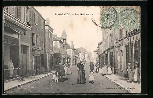 AK Ris-Orangis, Rue Nationale