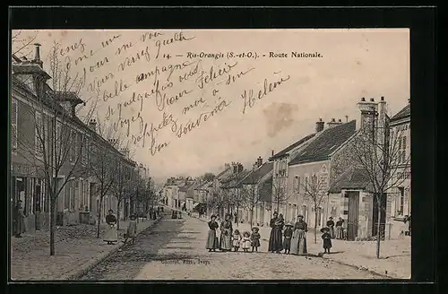AK Ris-Orangis, Rue Nationale