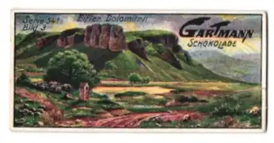 Sammelbild Gartmann-Schokolade, Bilder aus der Eifel, Serie 541, Bild 3, Eifeldolomiten
