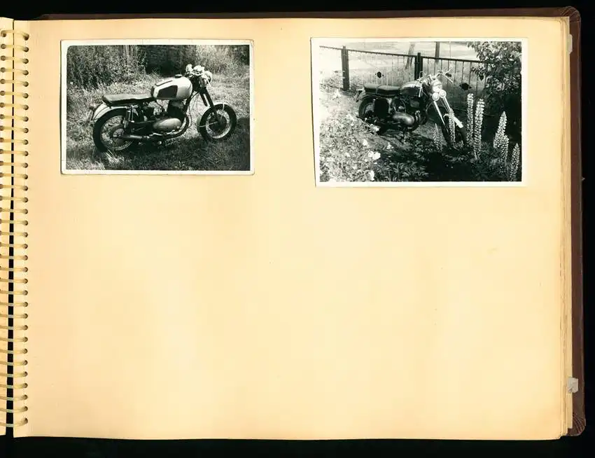 Fotoalbum mit 93 Fotografien, Motorrad-Rennen Brno, Grand Prix der Tschechoslowakei 1975, Yamaha, Harley, Norton, Honda 12