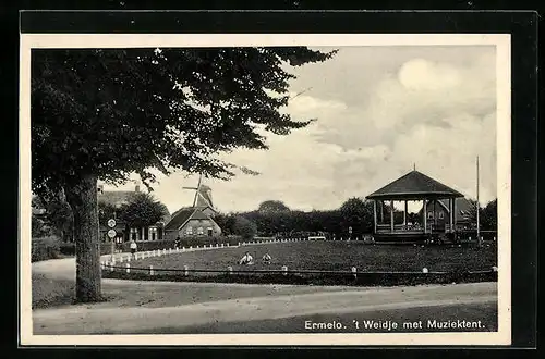 AK Ermelo, `t Weidje met Muziektent