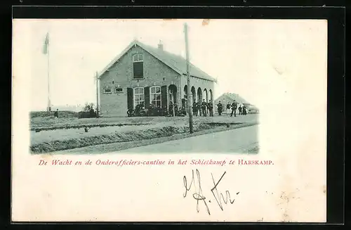 AK Harskamp, De Wacht en de Onderofficiers-cantine in het Schietkamp