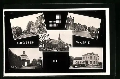 AK Waspik, Benedenkerk, Hoek, R. K. Kerk