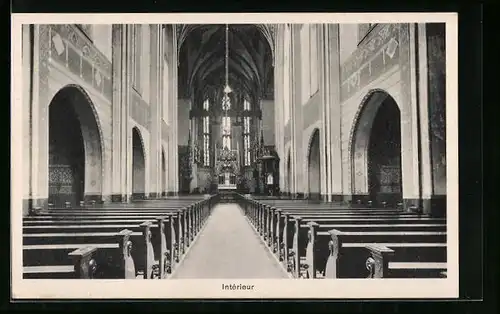 AK Zwolle, O. L. Vrouwenkerk, Ossenmarkt, Intérieur
