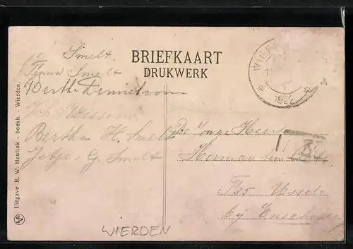 AK Wierden, Almelosche straatweg