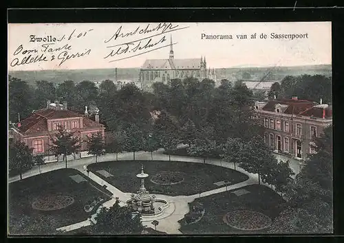 AK Zwolle, Panorama van af de Sassenpoort