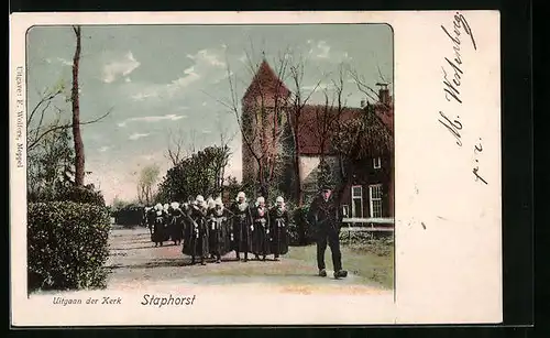 AK Staphorst, Uitgaan der Kerk