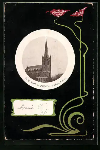 AK Raalte, R. K. Kerk en Pastorie, Jugendstil-Ornamentik