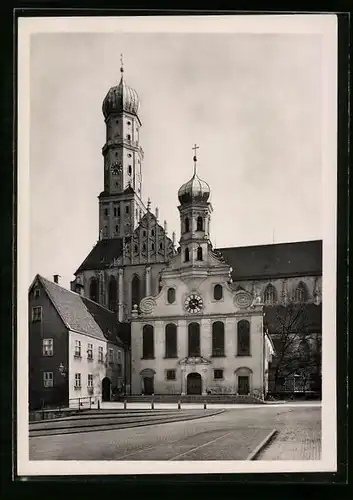 Foto-AK Deutscher Kunstverlag, Nr. 9: Augsburg, St. Ulrich und Afra