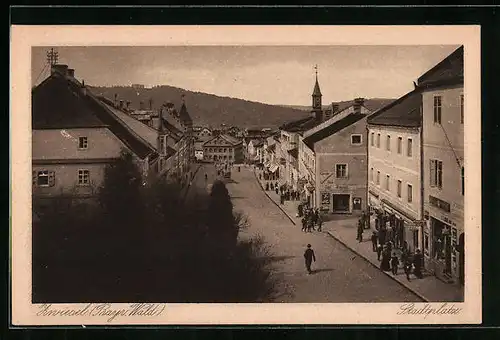 AK Zwiesel /Bayr. Wald, Stadtplatz