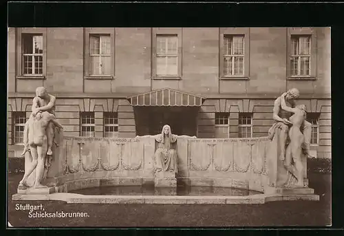AK Stuttgart, Schicksalsbrunnen