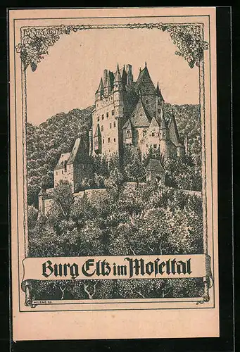 AK Wierschem, Burg Eltz im Moseltal