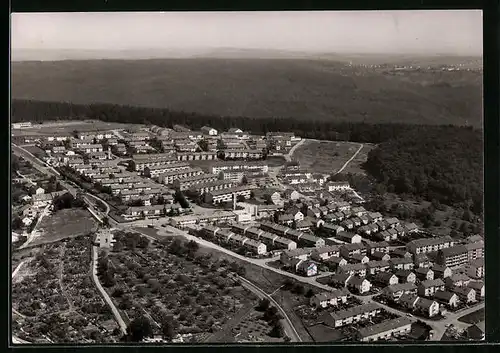 AK Plochingen, Vorstadt Stumpenhof aus der Vogelschau