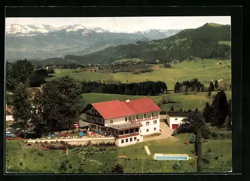 AK Lindenberg /Allgäu, Alpengasthof und Cafe Bavaria