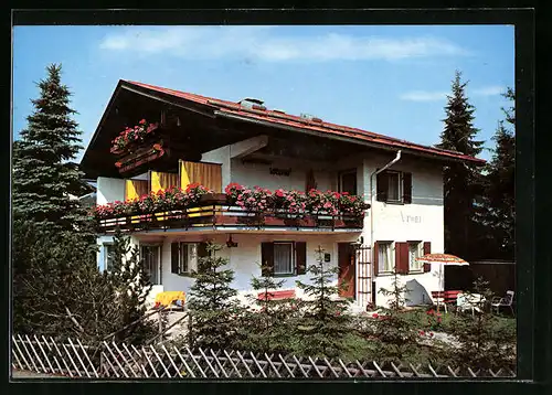 AK Oberstdorf, Gasthaus Vroni von der Strasse gesehen