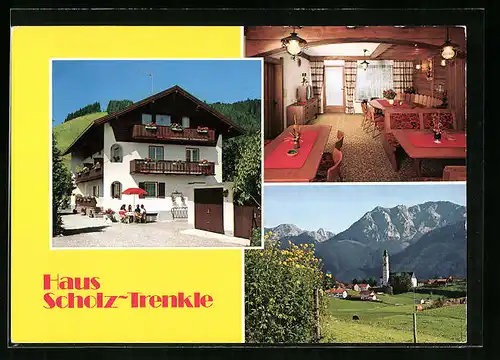 AK Pfronten-Halden, Gasthaus Scholz-Trenkle im Haldenweg 1