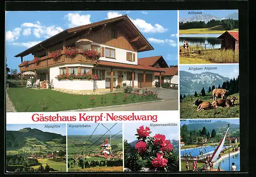 AK Nesselwang, Gasthaus Kerpf, Jupiterstrasse 10