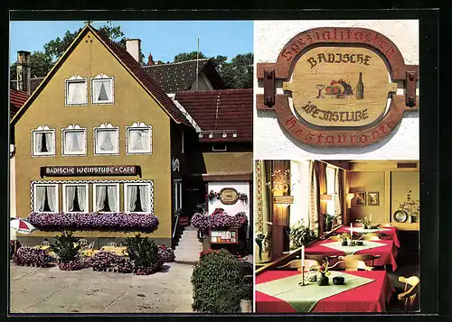 AK Grönenbach, Gasthaus Badische Weinstube