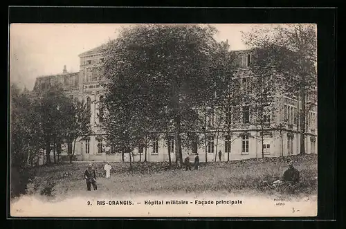 AK Ris-Orangis, Hospital militaire, Facade Principale