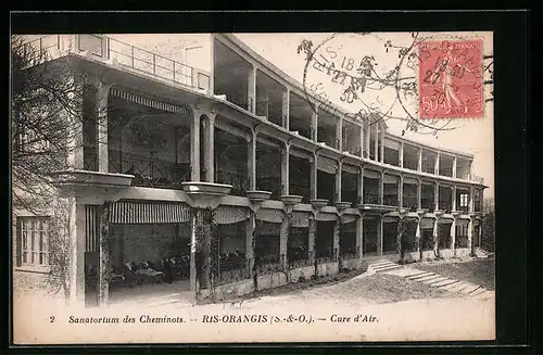 AK Ris-Orangis, Sanatorium des Cheminots - Cure d`Air