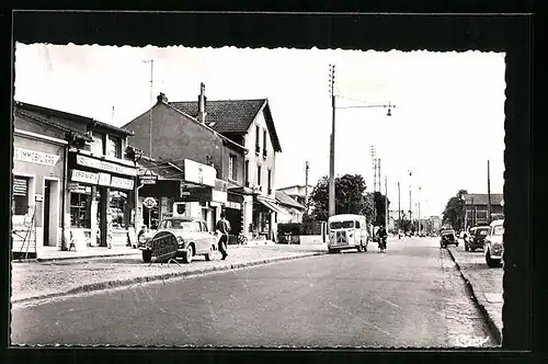 AK Draveil, Avenue Henri Barbusse