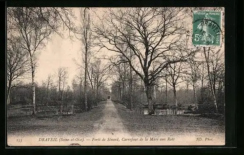 AK Draveil, Foret de Senard, Carrefour de la Mare aux Rats