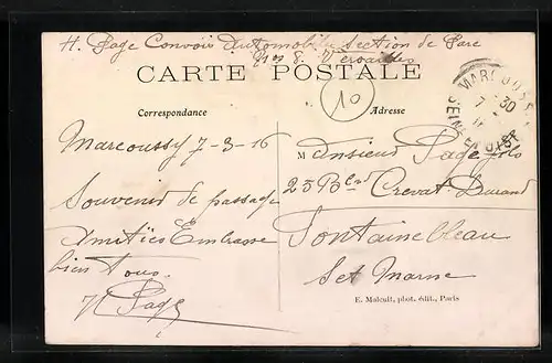 AK Montlhéry, En Plaine