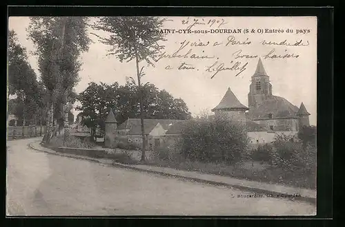 AK Saint-Cyr-sous-Dourdan, Entree du pays