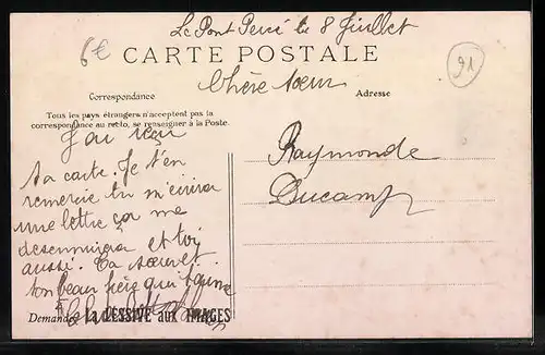 AK Ris-Orangis, Quai de la Borde E. L. D.