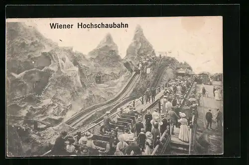 AK Wien, Wiener Prater, Hochschaubahn