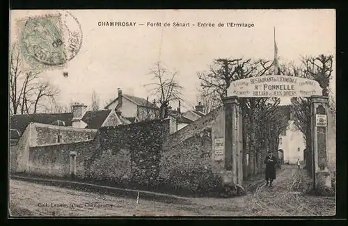 AK Champrosay, Entrée de l`Ermitage