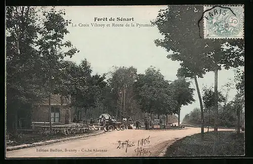 AK Sénart, La Croix Vileroy et Route de la Pyramide