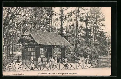 AK Champrosay, Sanatorium Minoret, Kiosque des Moyennes