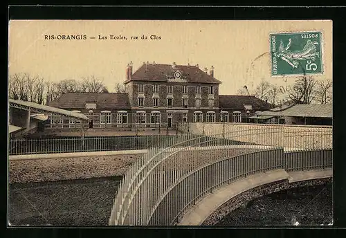 AK Ris-Orangis, Les Ecoles, rue du Clos