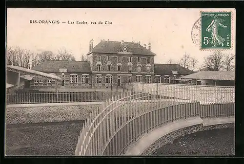 AK Ris-Orangis, Les Ecoles, rue du Clos