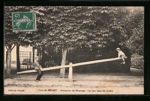 AK Sénart, Restaurant de l`Ermitage, Les Jeux dans les Jardins