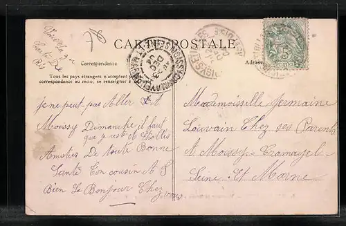 AK Ris-Orangis, Vue sur la Seine et l`Usine Springer