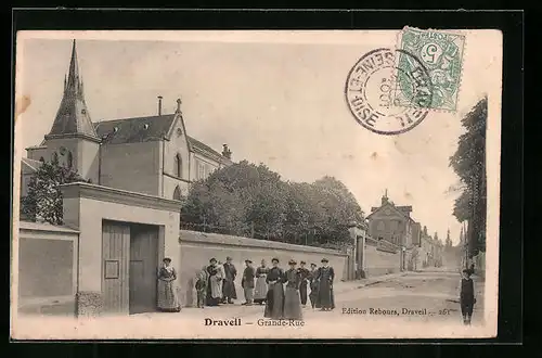 AK Draveil, Grande-Rue