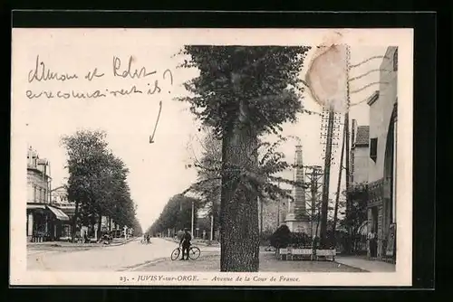 AK Juvisy-sur-Orge, Avenue de la Cour de France