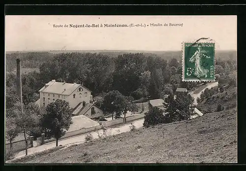 AK Nogent-le-Roi, Moulin de Bourray