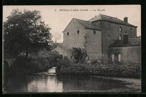 AK Romilly-sur-Aigre, Le Moulin