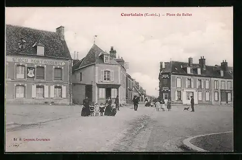 AK Courtalain, Place du Ballet