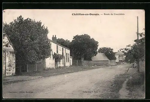 AK Châtillon-en-Dunois, Route de Courtalain