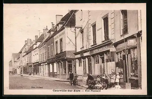 AK Courville-sur-Eure, Rue Pannard