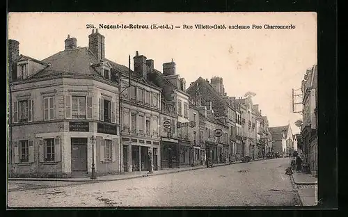 AK Nogent-le-Rotrou, Rue Villette-Gaté, ancienne Rue Charronerie