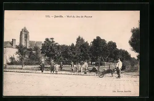 AK Janville, Mail du Jeu de Paume