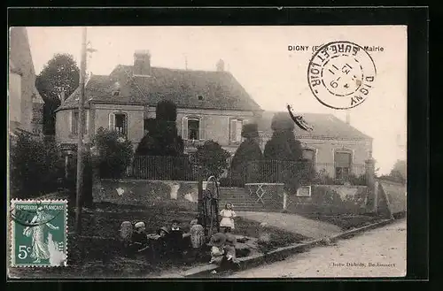 AK Digny, La Mairie