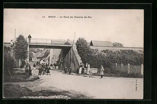 AK Brou, Le Pont du Chemin de Fer